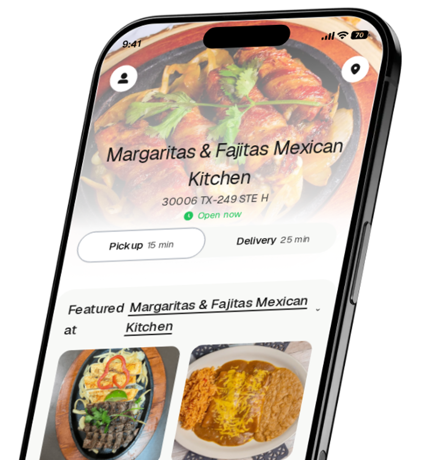 Margaritas & Fajitas Mexican Kitchen app preview